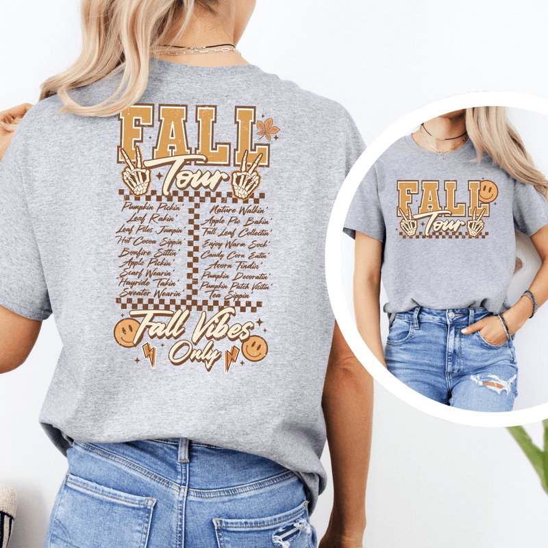 Fall Tour Tee Athletic Heather / S Peachy Sunday T-Shirt