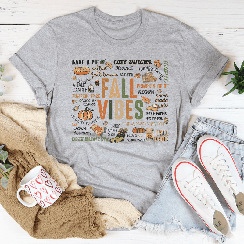 Fall Vibes Tee Athletic Heather / S Peachy Sunday T-Shirt