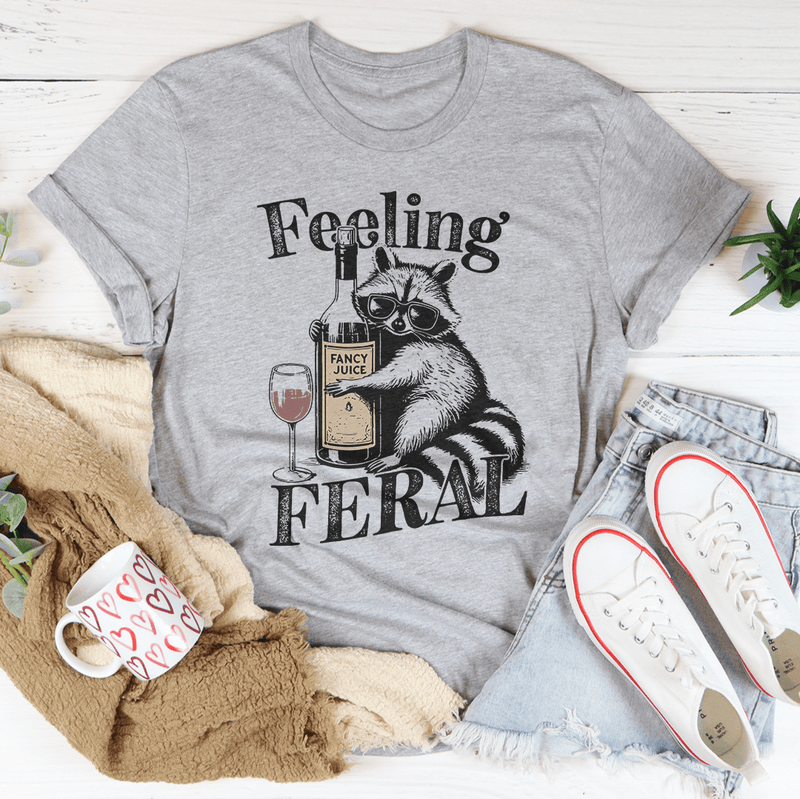 Feeling Feral Tee Athletic Heather / S Peachy Sunday T-Shirt