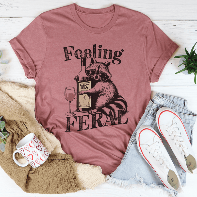 Feeling Feral Tee Mauve / S Peachy Sunday T-Shirt