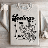 Feeling On And Off Sweatshirt Sand / S Peachy Sunday T-Shirt