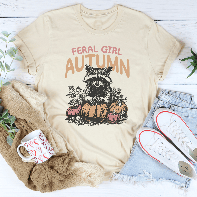 Feral Girl Autumn Tee Soft Cream / S Peachy Sunday T-Shirt