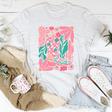 Floral Cowboy Boot Tee White / S Peachy Sunday T-Shirt