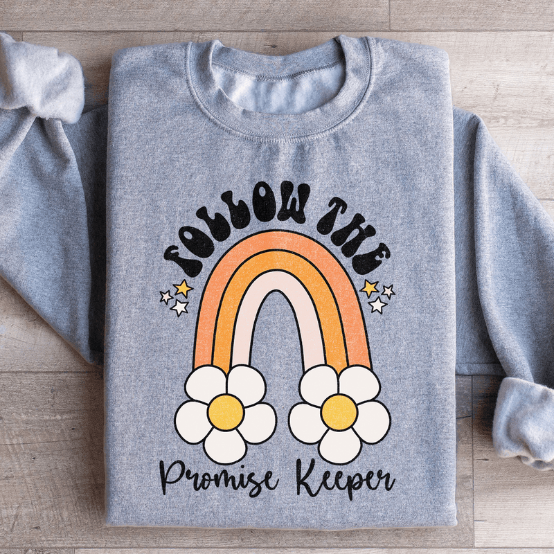 Follow The Promise Keeper Sweatshirt Sport Grey / S Peachy Sunday T-Shirt