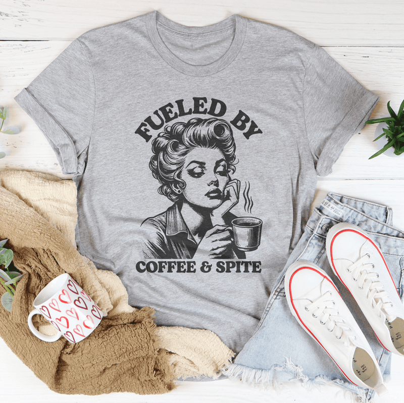 Fueled By Coffee & Spite Tee Athletic Heather / S Peachy Sunday T-Shirt