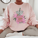 Fueled By Coffee Sweatshirt Peachy Sunday T-Shirt