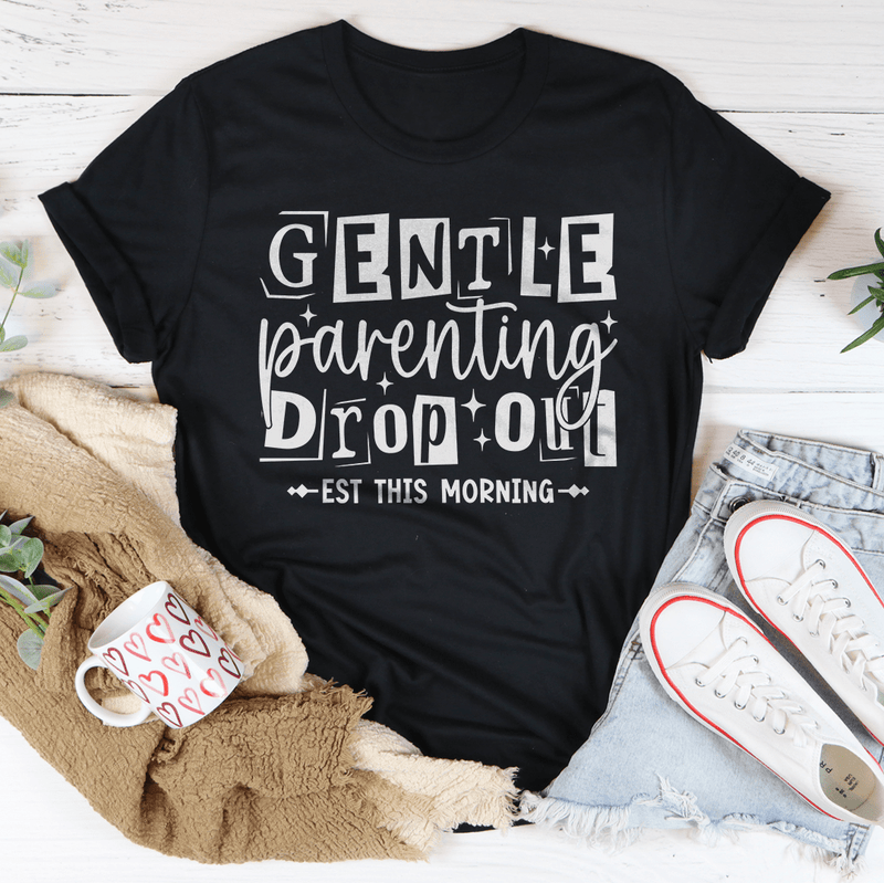 Gentle Parenting Dropout Est This Morning Tee Black Heather / S Peachy Sunday T-Shirt