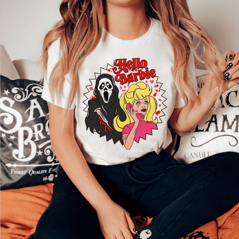 Ghost Mask Doll Hello Ash / S Printify T-Shirt T-Shirt