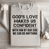 God's Love Makes Us Confident Sweatshirt Sand / S Peachy Sunday T-Shirt