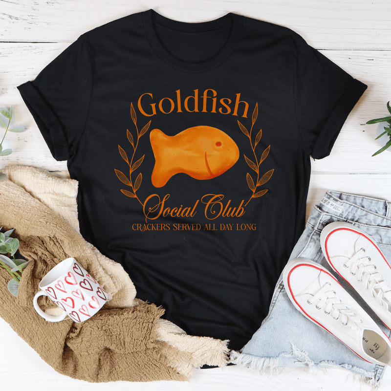 Goldfish social club Tee Black Heather / S Peachy Sunday T-Shirt