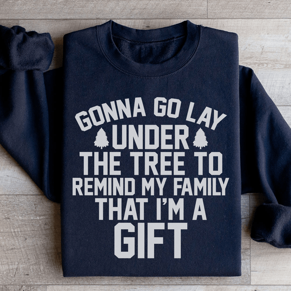 Gonna Go Lay Under The Tree Sweatshirt Black / S Peachy Sunday T-Shirt