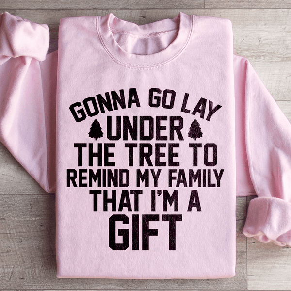 Gonna Go Lay Under The Tree Sweatshirt Light Pink / S Peachy Sunday T-Shirt