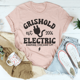 Griswold Est 2006 Electric Keeping Chicago Lit Tee Heather Prism Peach / S Peachy Sunday T-Shirt