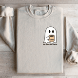 Half Ghost Half Coffee Sweatshirt Sand / S Peachy Sunday T-Shirt