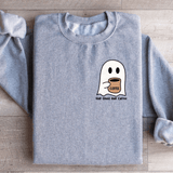 Half Ghost Half Coffee Sweatshirt Sport Grey / S Peachy Sunday T-Shirt