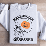 Halloween Obsessed Sweatshirt White / S Peachy Sunday T-Shirt