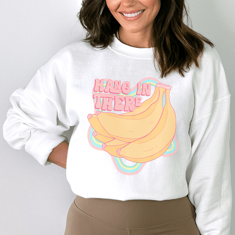 Hang In There Sweatshirt White / S Peachy Sunday T-Shirt