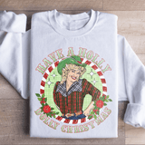 Have A Holly Christmas Sweatshirt S / White Printify Sweatshirt T-Shirt