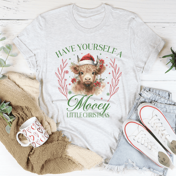 Have Your Self A Mooey Little Christmas Tee White / S Peachy Sunday T-Shirt