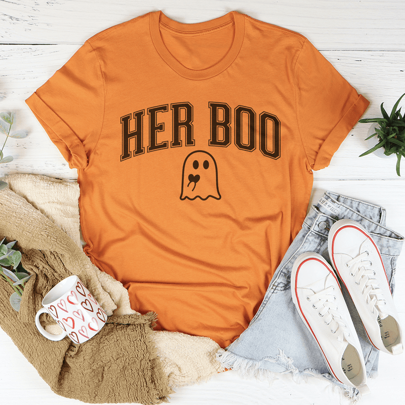 His Boo Her Boo Tee Heather Orange / S Peachy Sunday T-Shirt