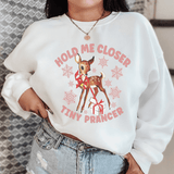 Hold Me Closer Tiny Prancer Sweatshirt White / S Peachy Sunday T-Shirt