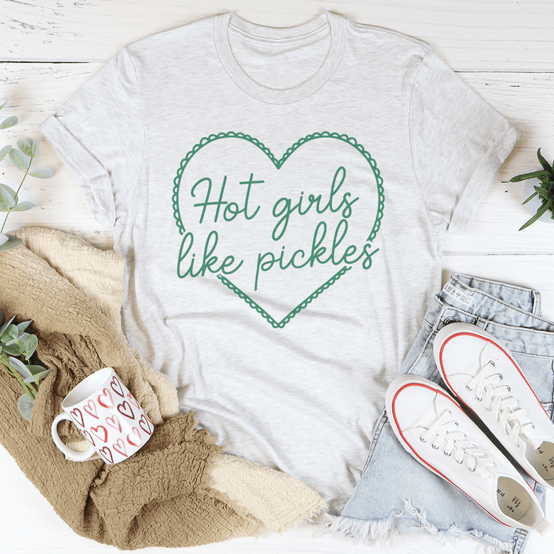 Hot Girls Like Pickles Tee Ash / S Peachy Sunday T-Shirt