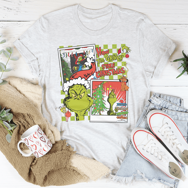 How The Grinch Stole Christmas Tee Ash / S Printify T-Shirt T-Shirt