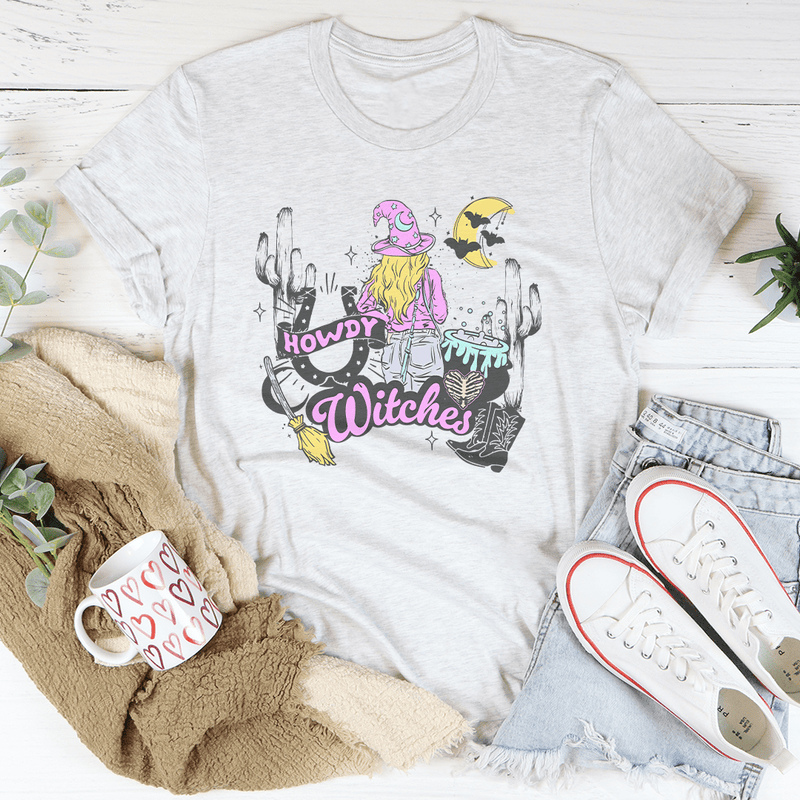 Howdy Witches Tee Ash / S Peachy Sunday T-Shirt