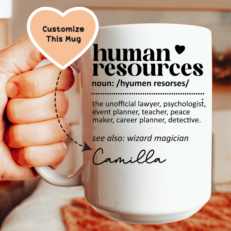 Human Resources Custom Mug White / 15 oz printful T-Shirt