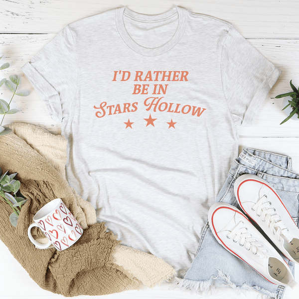 I'd Rather Be In Stars Hollow Tee Ash / S Peachy Sunday T-Shirt