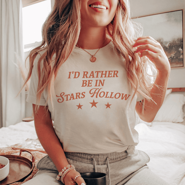 I'd Rather Be In Stars Hollow Tee Ash / S Peachy Sunday T-Shirt