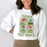 I'm 100% That Grinch Sweatshirt S / White Printify Sweatshirt T-Shirt