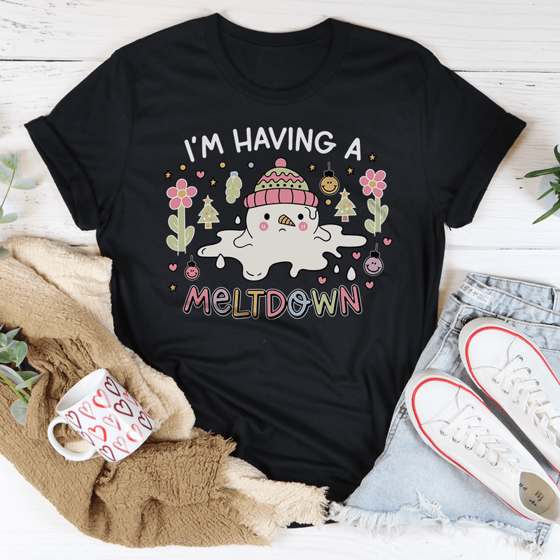 I’m Having A Meltdown Tee Black Heather / S Peachy Sunday T-Shirt