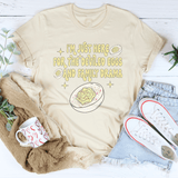 I'm Just Here For The Deviled Eggs & Family Drama Tee Soft Cream / S Peachy Sunday T-Shirt