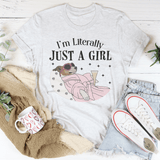 I'm Literally Just A Girl Dog Tee Ash / S Peachy Sunday T-Shirt