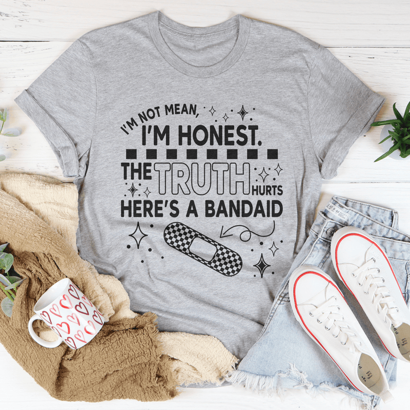 I'm Not Mean I'm Honest Tee Athletic Heather / S Peachy Sunday T-Shirt