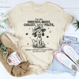 I’m The Sweetest Nicest Coolest Most Polite Tee Soft Cream / S Peachy Sunday T-Shirt