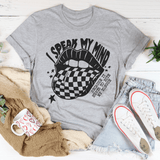 I Speak My Mind Tee Athletic Heather / S Peachy Sunday T-Shirt