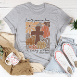 I Will Praise Him In Every Season Psalm 1462 Tee Athletic Heather / S Peachy Sunday T-Shirt