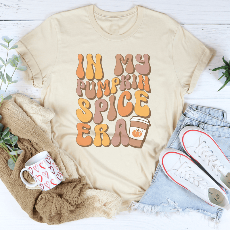 In My Pumpkin Spice Era Tee Soft Cream / S Peachy Sunday T-Shirt