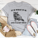 It Is What It Is And It Is Not Great Tee Athletic Heather / S Peachy Sunday T-Shirt