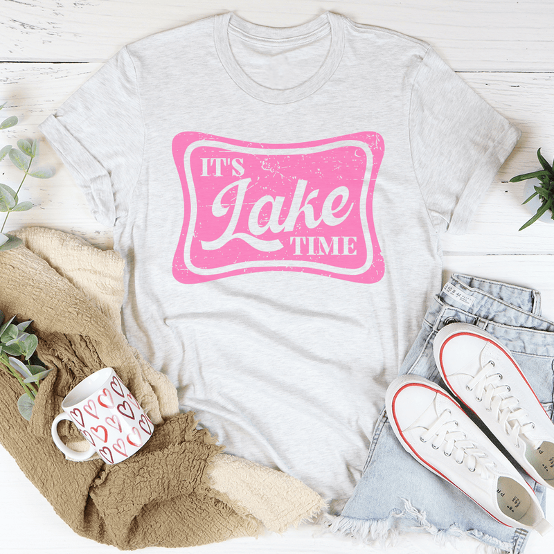 It's Lake Time Tee Ash / S Peachy Sunday T-Shirt