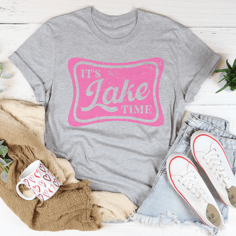 It's Lake Time Tee Athletic Heather / S Peachy Sunday T-Shirt