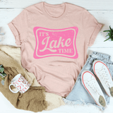 It's Lake Time Tee Heather Prism Peach / S Peachy Sunday T-Shirt