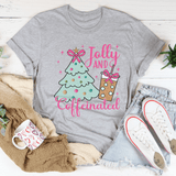 Jolly And Coffeinated Tee Athletic Heather / S Peachy Sunday T-Shirt