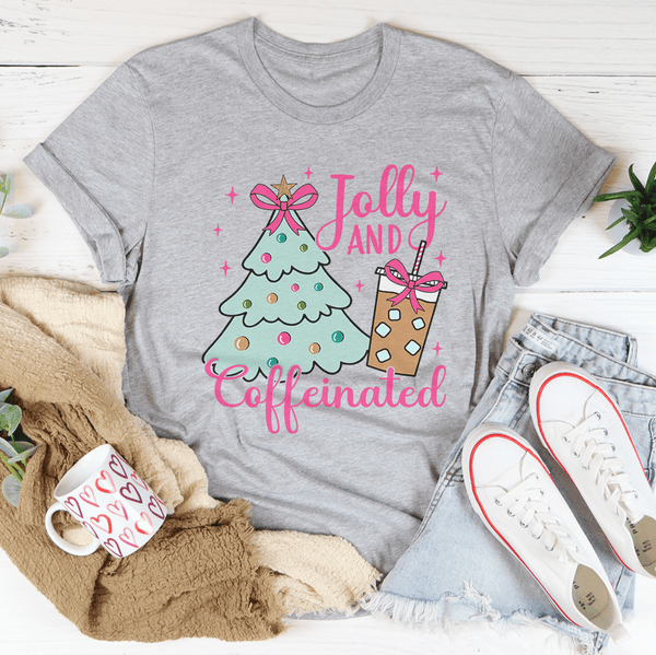 Jolly And Coffeinated Tee Athletic Heather / S Peachy Sunday T-Shirt