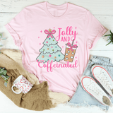 Jolly And Coffeinated Tee Pink / S Peachy Sunday T-Shirt