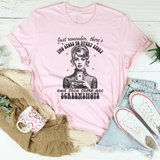 Just Remember There's Two Sides To Every Story Tee Pink / S Peachy Sunday T-Shirt