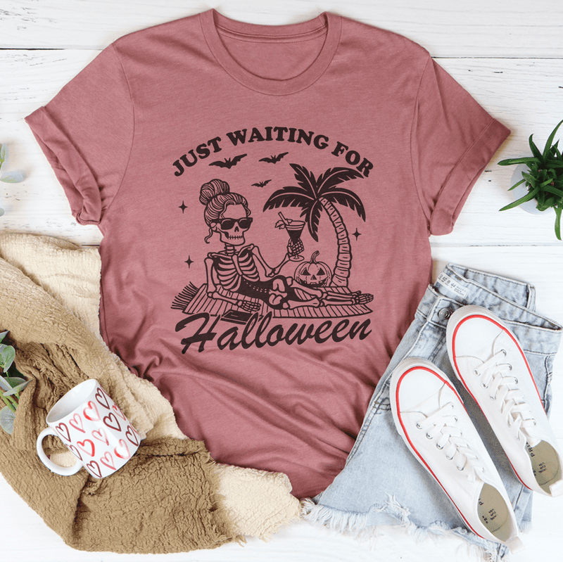 Just Waiting For Helloween Tee Mauve / S Peachy Sunday T-Shirt