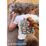 Kids Play Car Race On Mom’s Back Tee Peachy Sunday T-Shirt